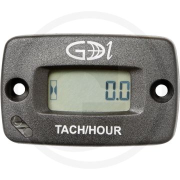 Roterende bedrijfsurenteller - Diesel/Elektromotor - 53,6 x 35,6 x 15,9 mm