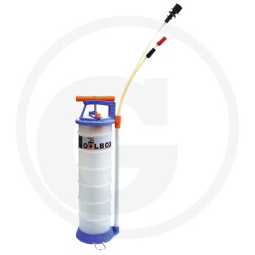 OILBOX Olieafzuigpompen, handmatig 6,5L laadvermogen