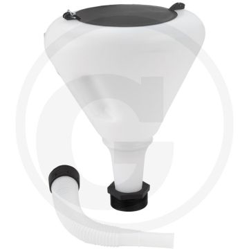 Vultrechter 3 liter Heavy duty polypropyleen constructie met zeef, deksel en flexibele tuit