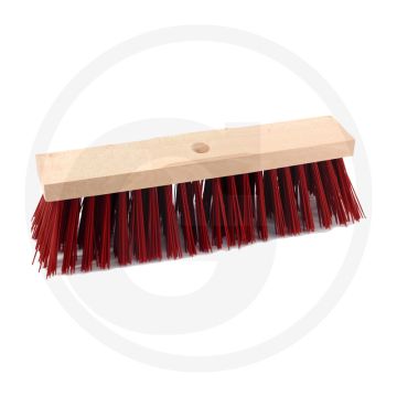 Straatbezems Elaston 500mm Rood Zonder steel