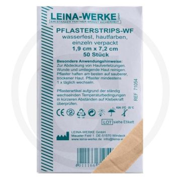 Leina Werke VPE50 pleisterstrips 1,9x7,2WF, navull.
