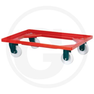 Transportkar 615x415x175mm Rood
