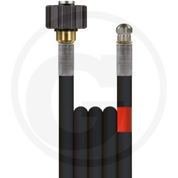 RR slang 20 met 200 bar HV 22: 4x1 - DN5, M22 x 1,5 - zwart