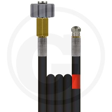 RR slang 10m 110 Bar HV 21: 3x0,8 - DN5, 120 bar, M21 x 1,5 buitendraad