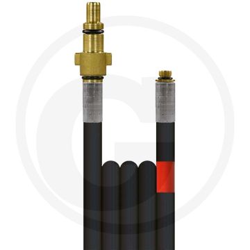 RR slang 30m 200 bar KEW-H: 1/8''AG, zwart, DN5, 20°C max. temp.