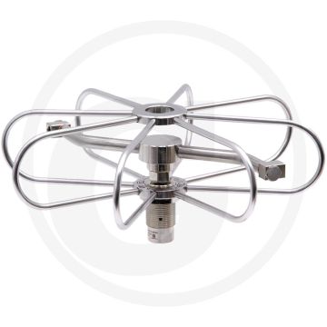 Leidingreiniger 300mm Ø, 275 bar, 120°C - RVS, verstelbare rotorarmen