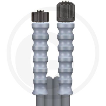 Hogedrukslang 20m DN8 400 bar 150°C - Met knikbescherming