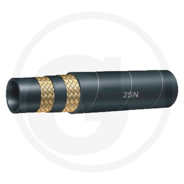 2SC-12-300 bar 150°C zwart Hogedrukslang 300 bar -40 - +150°C DN 12