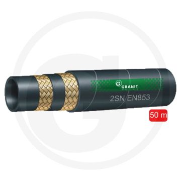 2SC-12-300 bar 150°C zwart Hogedrukslang DN12 - 1/2" • Max. werkdruk 300 bar