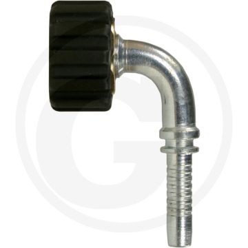 Perspilaar DKO NW 10-90° inclusief moer - Staal, M22 x 1,5.