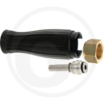 Perspilaar-K M22-06 zwart, Staal, gegalvaniseerd.