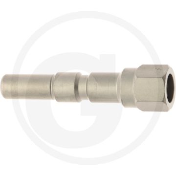 Lange insteekkoppeling 1/4" IG RVS 400 bar - Kränzle