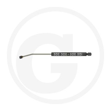 Spuitlans 1000 mm, 15° gebogen, M22 x 1,5 draaibaar, 400 bar