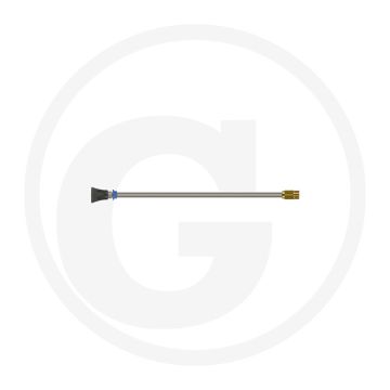 Vetbuis 500mm M22 x 1,5 buitendraad 1/4" binnendraad 400 bar 150°C RVS 25° (2504) met bescherming