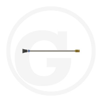 Vetbuis 600mm, M22 x 1,5 buitendraad, 400 bar, 150°C, RVS, 25°, Met spuitdop (2504)