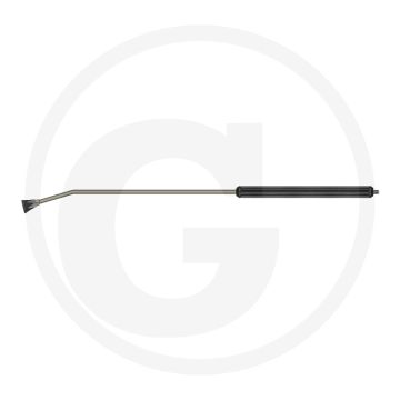 Düsenrohr 800mm 400bar 150°C Stahl verzinkt Schwarz 15° abgewinkelt