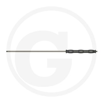 Spuitlans 800mm, 400 bar, 150°C, Verzinkt staal