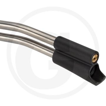 Nilfisk Dubbele spuitlans TORNADO PLUS 1120 - Ventiel bovenaan, Lengte 1120 mm
