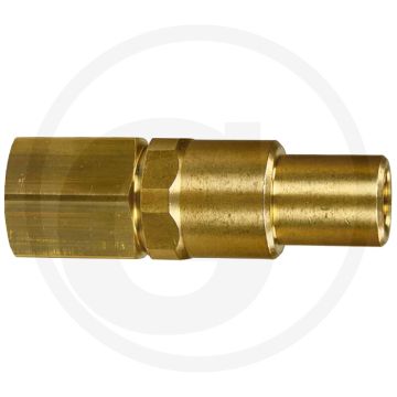 Draaikoppeling Messing 350 bar 1/4" 1/2" - 90°C