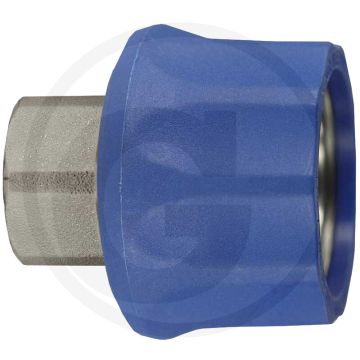Hogedruksnelkoppeling 3/8" IG Messing/kunststof 250 bar