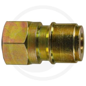 Hogedruksteeknippel 3/8" IG, 250 bar, Verzinkt staal