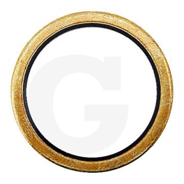U-Seal-afdichtring 2,0mm dik, Ø 23,8mm, R 3/8", -30 tot +100°C