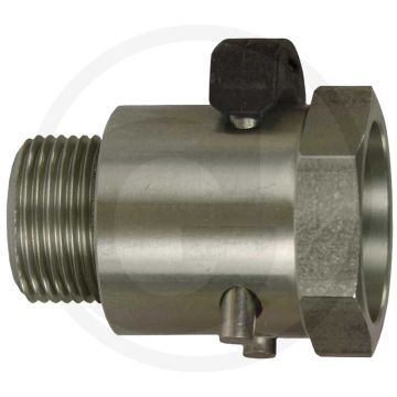 Insteekkoppeling M22 x 1,5 buitendraad, RVS, 400 bar, 150°C