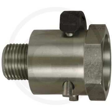 Adapter-steekkoppeling 3/8” RVS 400 bar, 150°C - 11 mm steeknippel. (Kärcher)