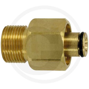 Slangadapter - M22 x 1,5 buitendraad TR 22 binnendraad (K-Lock)