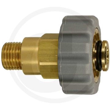 Handkoppeling M21 x 1,5 binnendraad 1/4" AG - 44mm