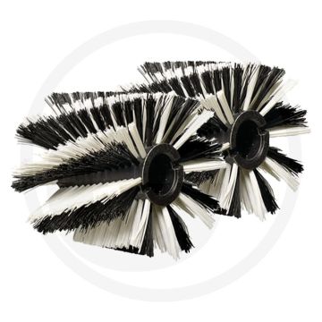 Tielbürger Universalkehrwalzen-Satz 0,80m, 8 x 2 Besatzreihen, Polypropylen - TK 36/38 prof.