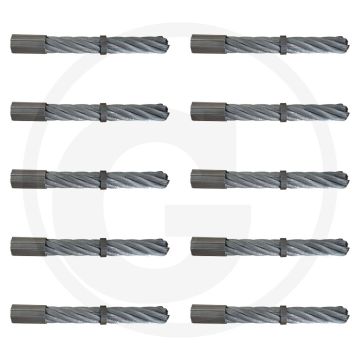 Onkruidborstelset - Passend voor Cramer/Remarc WKB 480 - 10 borstelvlechten - Ø 16mm
