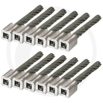 Onkruidborstelset voor Weed-Brush MVT-390, SideLock met groef, 160mm lengte, 12 stuks