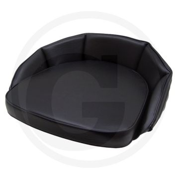 Zitkussen (zwart, rugleuninghoogte: 12 cm)