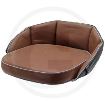 Zitkussen (bruin, rugleuning 20 cm)