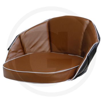 Zitkussen (bruin, rugleuning 30 cm)