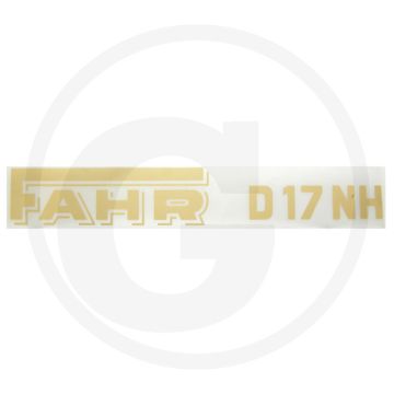 Embleem Typeplaatje D 17 NH