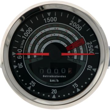 Tractormeter (Inbouwmaat Ø: 100 mm)