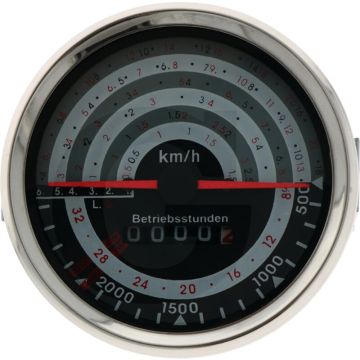 Tractormeter (Inbouwmaat Ø: 100 mm)