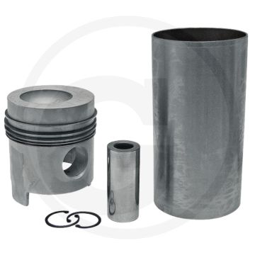 Zuiger- en cilinderset voor Fordson/Ford BSD 326. Let op! Bus is Semi Finish.