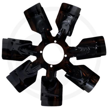 Koelventilator - 7 stalen schoepen, passend voor Fordson/Ford.