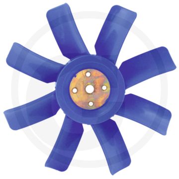 Koelventilator - 8 kunststof schoepen, passend voor Fordson/Ford