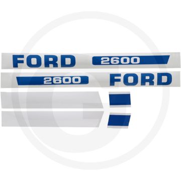 Stickerset - Trekkertype: 2600