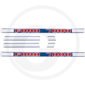 Stickerset Trekkertype: 7000