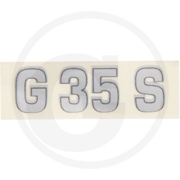 Sticker Dashboard G 35 - Classic Parts Güldner Opbouw Cabine diversen