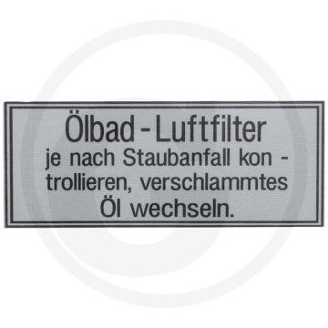 Sticker (luchtfilter)