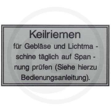 Sticker (ventilator)