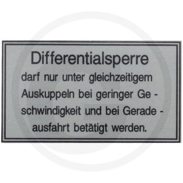 Sticker (differentieel)