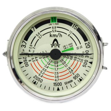 Tractormeter 100mm inbouwmaat