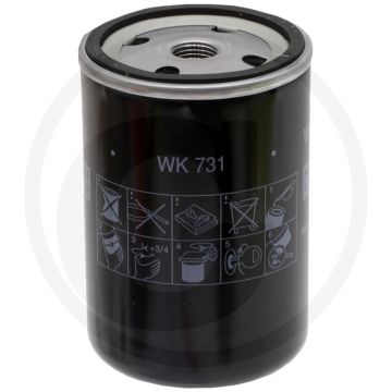 Brandstoffilter voor KLD 330, KL 350, KL 360, KL 400, KL 450, KL 550, KL 600.